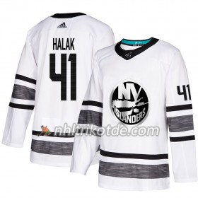 New York Islanders Trikot Jaroslav Halak 41 2019 All-Star Adidas Weiß Authentic - Herren